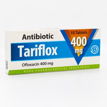 تاريفلوكس 400 مجم 10 أقراص أوفلوكساسين Borg Pharmaceutical