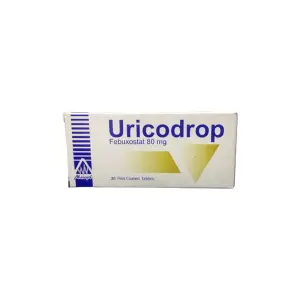 يوريكودروب 80 مجم 30 قرص Uricodrop Febuxostat سعر في مصر