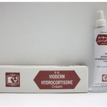 فيودرم هيدروكورتيزون كريم 5 جم Vioderm Hydrocortisone – كليوكينول 3% وهيدروكورتيزون أسيتات 1%