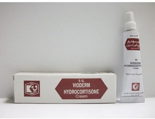 فيودرم هيدروكورتيزون كريم 5 جم – صورة العبوة الأصلية فيودرم هيدروكورتيزون كريم 5 جم Vioderm Hydrocortisone – كليوكينول 3% وهيدروكورتيزون أسيتات 1%