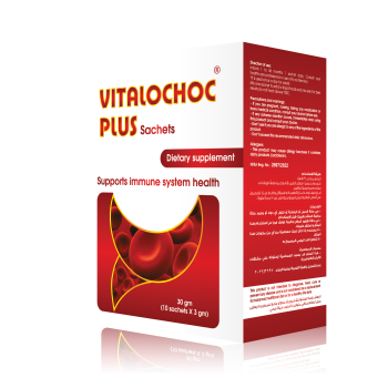 فيتالوشوك بلس 10 أكياس Vitalochoc Plus Lactoferrin