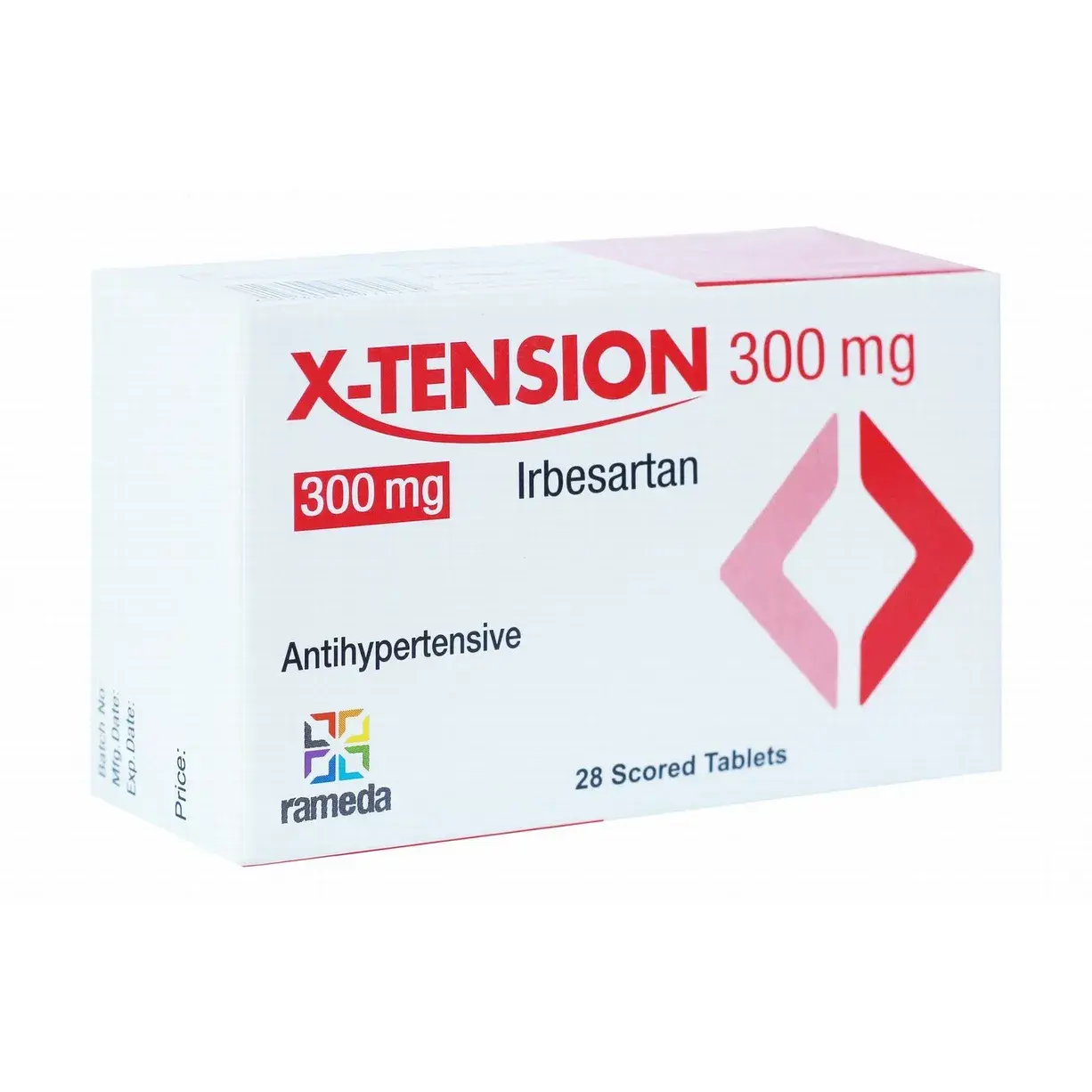 اكستنشن 300 مجم 28 قرص اكستنشن 300 مجم 28 قرص X-Tension Irbesartan سعر في مصر