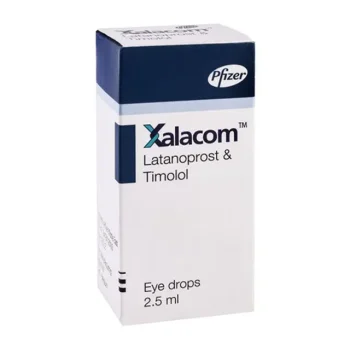 زالاكوم قطرة عين 2.5 مل – Xalacom Latanoprost 0.005% Timolol 0.5% لعلاج ضغط العين