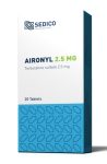 إيرونيل تيربيوتالين سلفات 2.5 مجم 20 قرص | Aironyl 2.5 mg إيرونيل تيربيوتالين سلفات 2.5 مجم 20 قرص Aironyl 2.5 mg