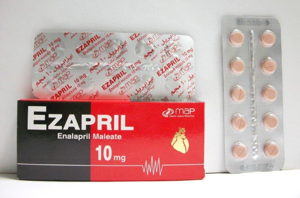 ايزابريل 10 مجم 20 قرص - Ezapril 10 mg سعر ايزابريل 10 مجم 20 قرص | Ezapril 10 mg