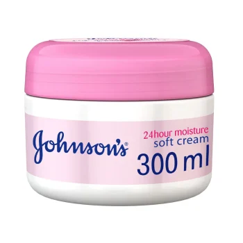 سعر جونسون سوفت كريم 300 مل Johnson's Soft Cream للوجه والجسم
