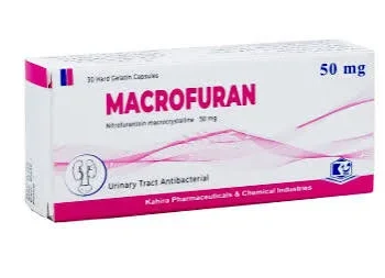 تعرف على سعر ماكروفيوران 50 مجم 30 كبسولة Macrofuran المحتوي على نيتروفورانتوين لعلاج التهاب المسالك البولية، طريقة الاستخدام والتحذيرات والبدائل والتوفر من صيدليات غانم.