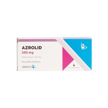 أزروليد 500 مجم 6 أقراص Azrolid Azithromycin مضاد حيوي