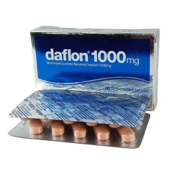 دافلون 1000 مجم 30 قرص Daflon – العبوة وشريط الأقراص