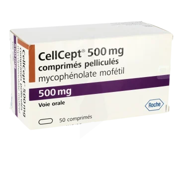 سيلسيبت 500 مجم CellCept 500 mg موفيتيل الميكوفينوليت عبوة 50 قرص Roche