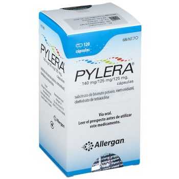 بيليرا 120 كبسولة Pylera 140/125/125 mg لعلاج جرثومة المعدة