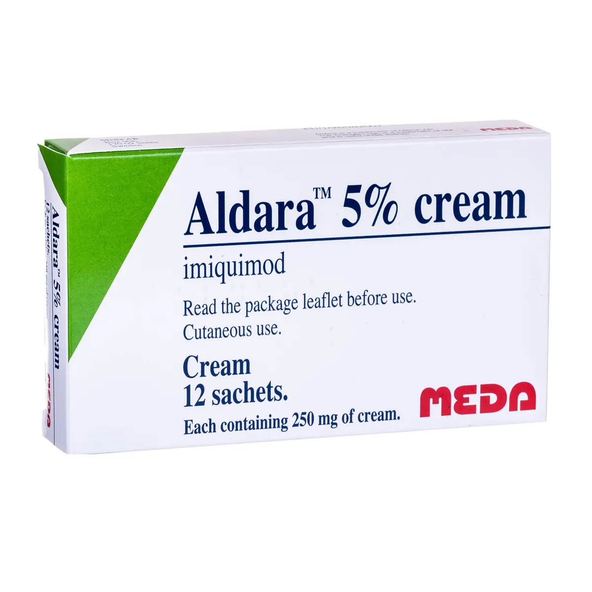 الدارا 5% كريم 12 كيس | Aldara السعر في مصر 2026 الدارا 5% كريم Aldara imiquimod عبوة 12 كيس 250 مجم