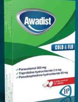 Awadist Cold & Flu 20 F.C. Tabs