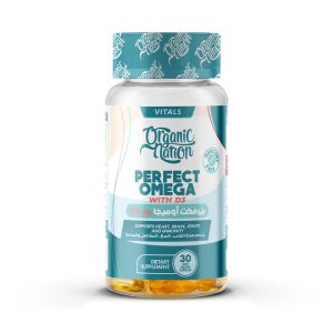 أورجانيك نيشن بيرفكت أوميجا 3 وفيتامين د3 30 كبسول