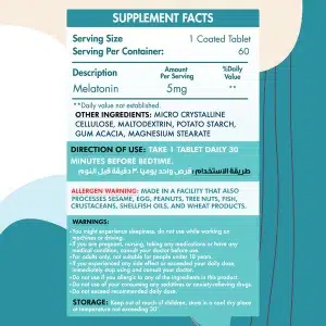 Organic Nation Melatonin 5 mg