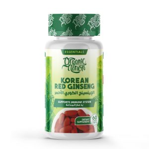 أورجانيك نيشن الجنسنج الكوري الأحمر 60 قرص