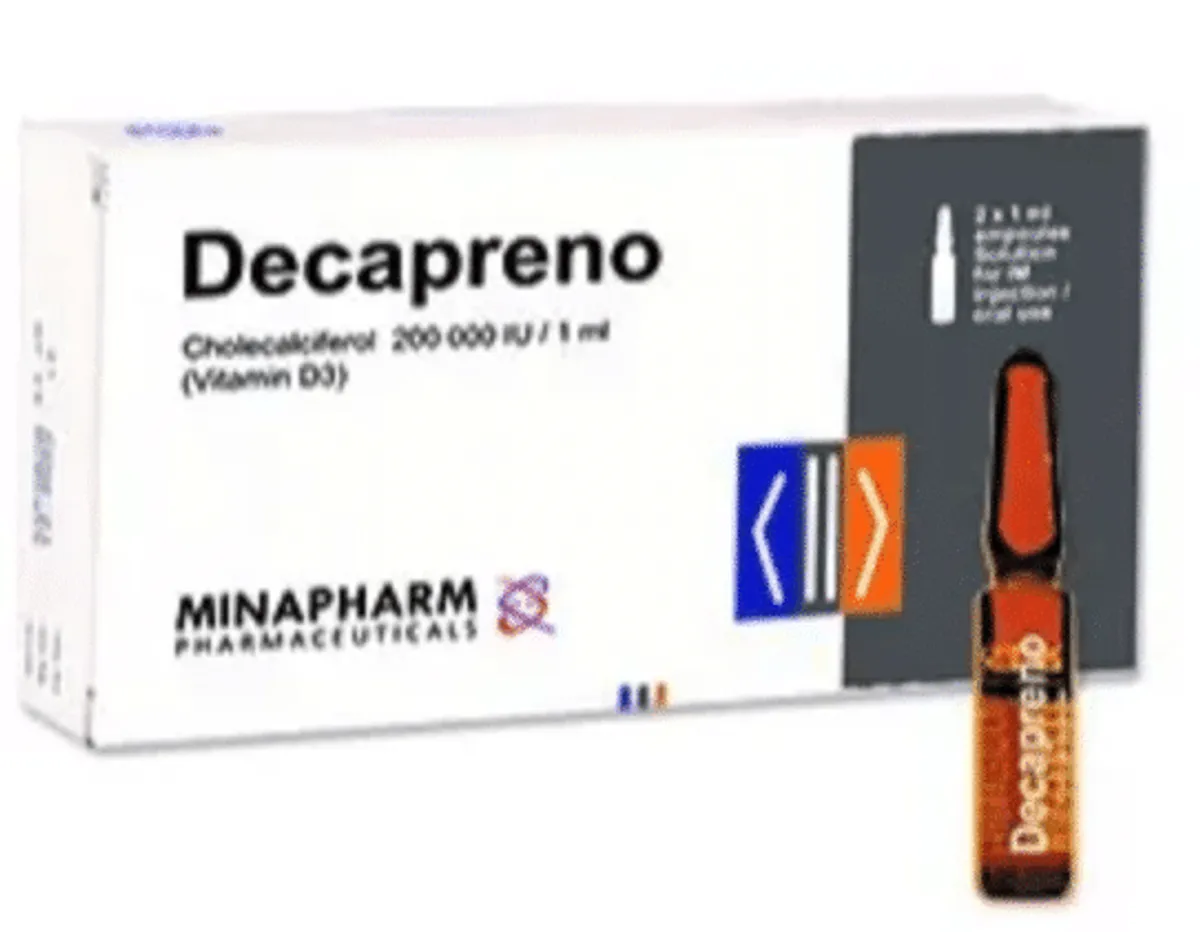 ديكابرينو 200000 وحدة 2 أمبول | Decapreno Vitamin D3 سعر ديكابرينو 200000 وحدة 2 أمبول Decapreno في مصر فيتامين D3