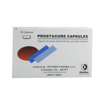 بروستاكيور 50 مجم 20 كبسولة أو Prostacure 50 mg Capsules