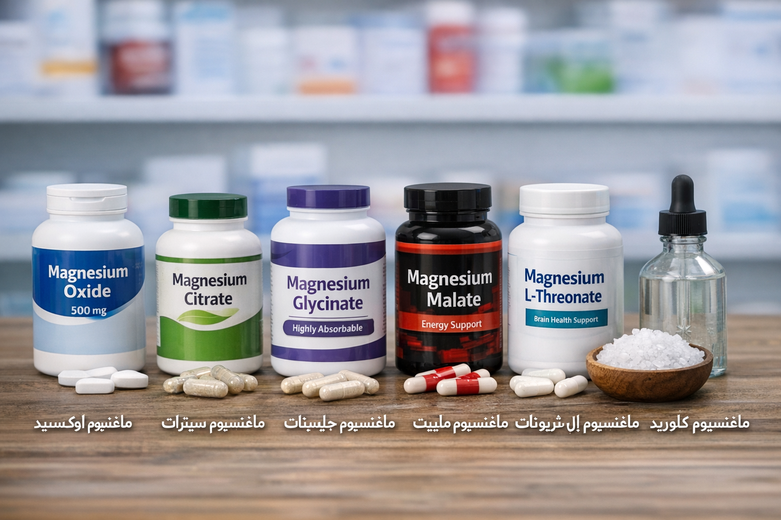 افضل نوع ماغنسيوم موجود فى الصيدليات
