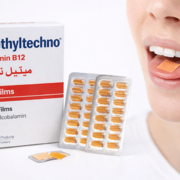 فيلم ميثيل تكنو تحت اللسان لعلاج نقص فيتامين ب12