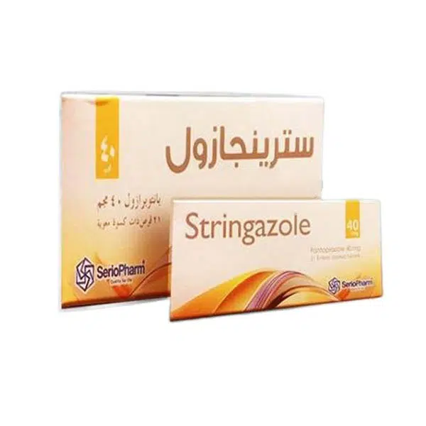 سترينجازول 40 مجم 20 قرص Stringazole Pantoprazole للحموضة وارتجاع المريء