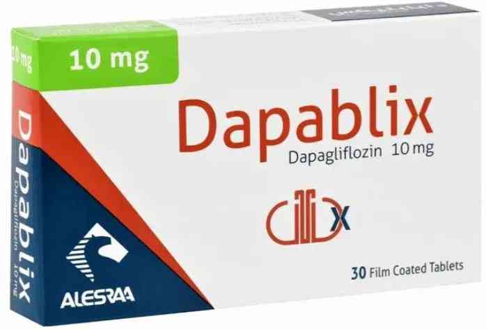 دابابليكس 10 مجم 30 قرص Dapablix 10mg 30 f.c. tab دابابليكس 10 مجم