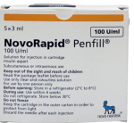 نوفورابيد 100وحدة/مل 5 اقلام بنفل