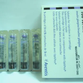 لانتوس 100وحدة دولية/مل 5 خرطوشات