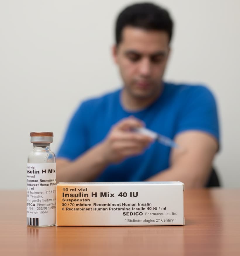 انسولين اتش مكس 70/30 100 وحدة دولية فيال