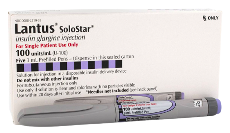 لانتوس سولو ستار 100وحدة دولية/مل 5 اقلام