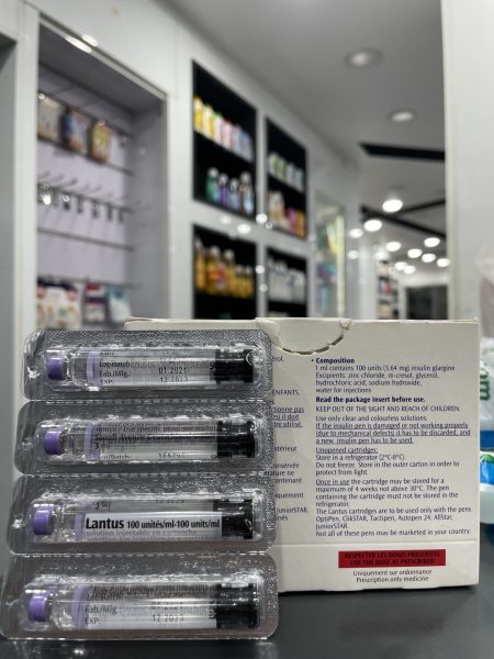 لانتوس 100وحدة دولية/مل 5 خرطوشات