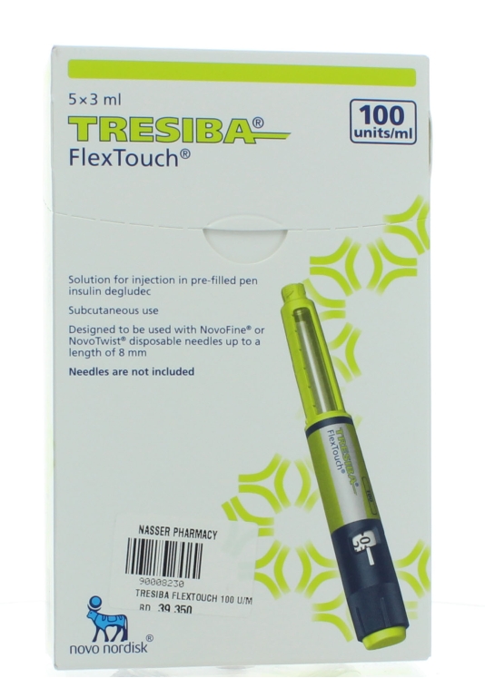 تريسيبا 100وحدة دولية/مل فليكستاتش قلم معبأ للحقن