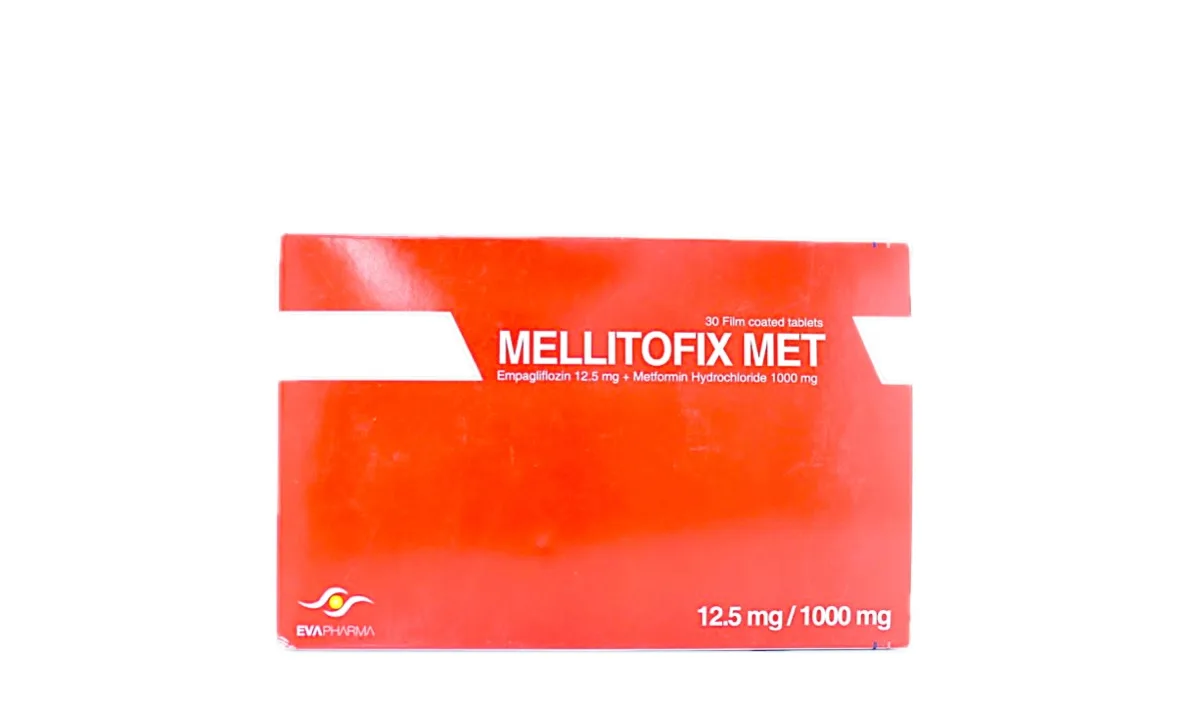 ميليتوفيكس ميت اكس ار 12.5/1000 مجم Mellitofix met xr 12.5/1000 mg ميليتوفيكس ميت اكس ار 12.5/1000 مجم