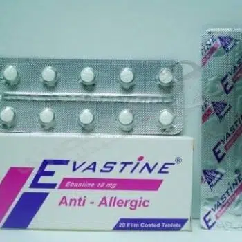 ايفاستين 10 مجم 20 قرص Evastine – مضاد حساسية يحتوي على Ebastine 10 mg