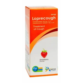 لوبريكاف شراب 100 مل Loprecough – أسيتيل سيستين وكلورفينيرامين