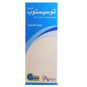 توسيستوب شراب | الاستخدامات والجرعة والاضرار والسعر توسيستوب – Tussistop syrup – شراب الكحة الجافة