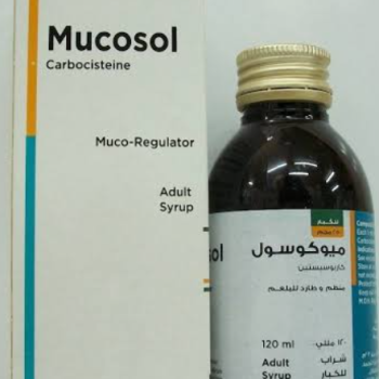 ميوكوسول شراب للكبار 250 مجم/5 مل