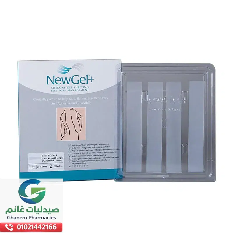 نيو جل + كلير شرائط سيليكون 4 قطع