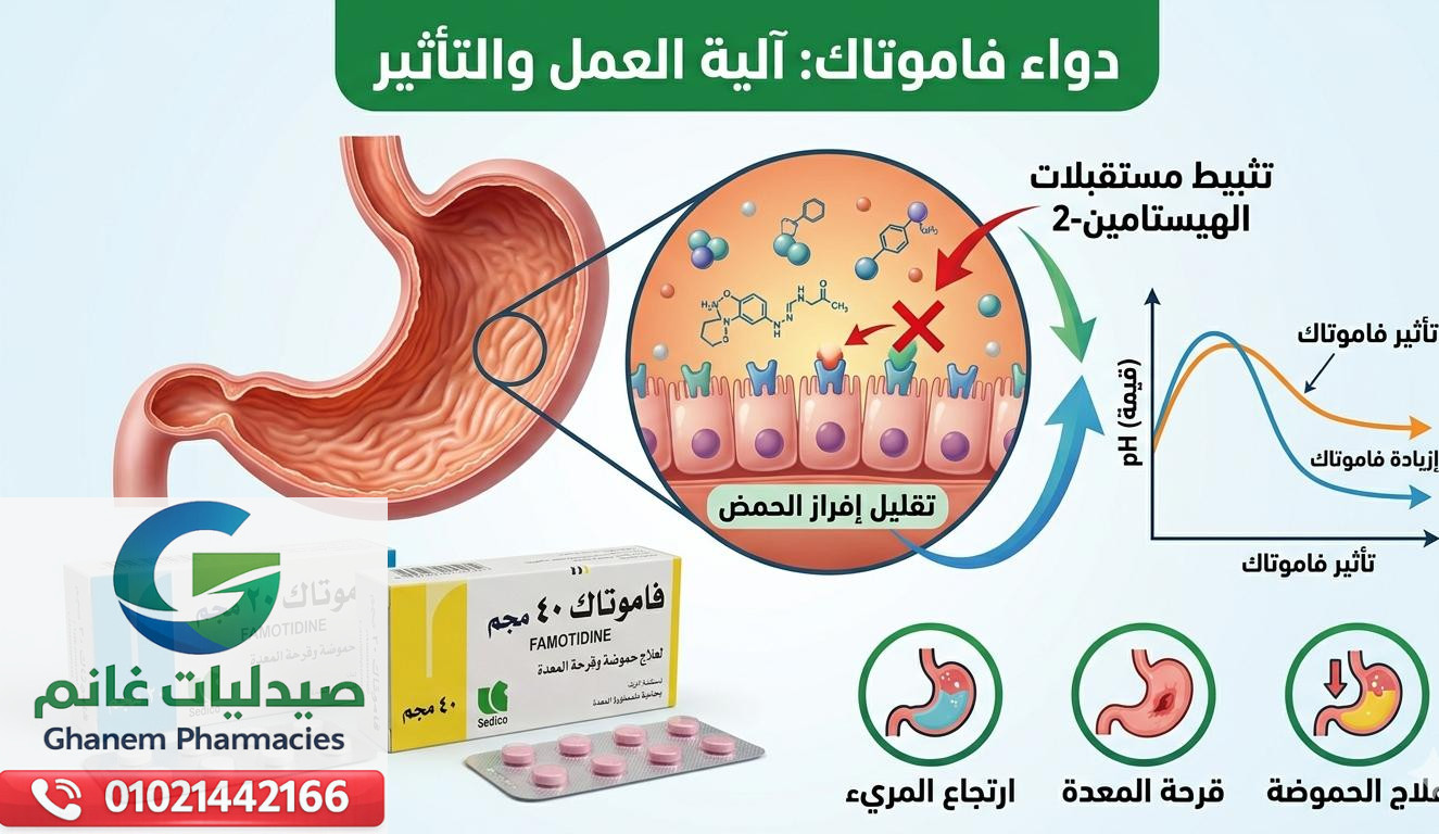 متى يستخدم فاموتاك