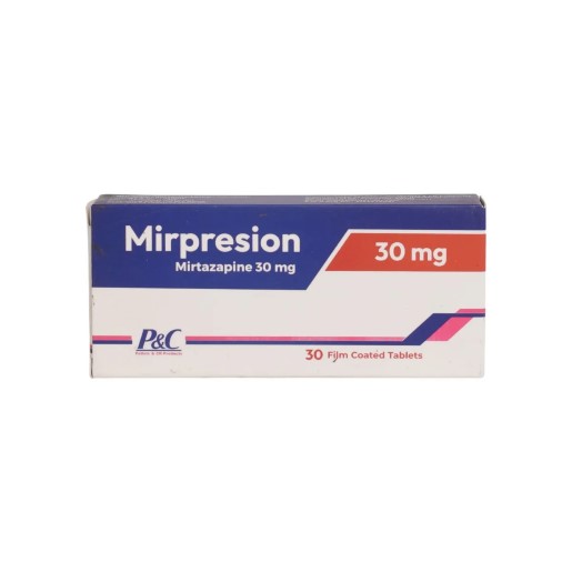ميربريشن 30 مجم 30 قرص ميربريشن 30 مجم 30 قرص Mirpresion Mirtazapine 30 mg