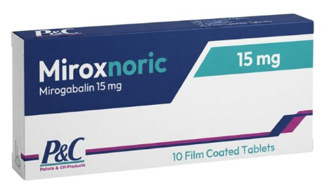 ميروكسنوريك 15 مجم 10 أقراص ميروكسنوريك 15 مجم 10 أقراص Miroxnoric 15 mg Mirogabalin