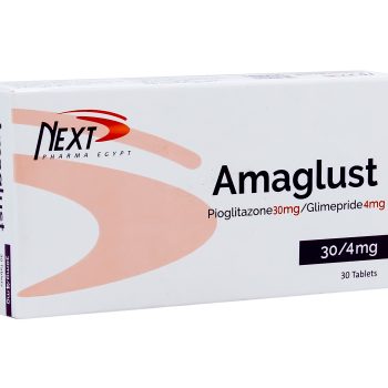 اماجلوست 30/4 مجم 30 قرص Amaglust Pioglitazone Glimepiride