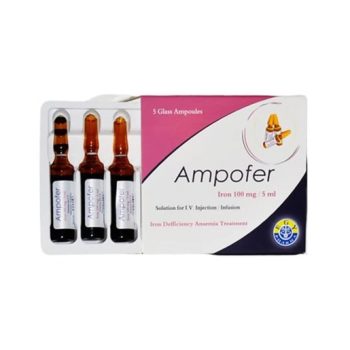 امبوفير 20 مجم لكل مل 5 امبولات Ampofer Iron IV
