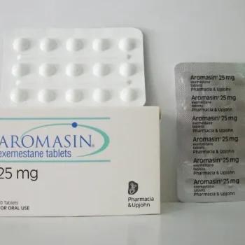 اروماسين 25 مجم 30 قرص Aromasin Exemestane Pfizer