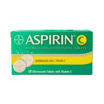 اسبرين سي 10 اقراص فوارة Aspirin C 400 mg 240 mg السعر في مصر