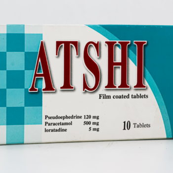 اتشي 10 أقراص Atshi Loratadine Paracetamol Pseudoephedrine