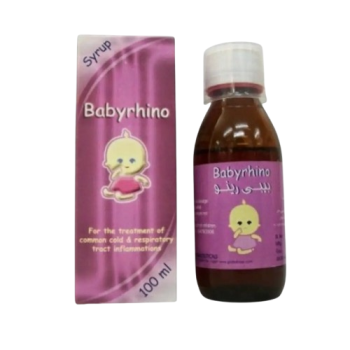 بيبي رينو شراب 100 مل BabyRhino Paracetamol Chlorpheniramine Pseudoephedrine