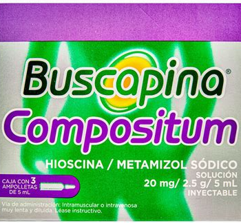 بوسكوبان كومبوزيتم 3 امبولات Buscopan Compositum Hyoscine Metamizole