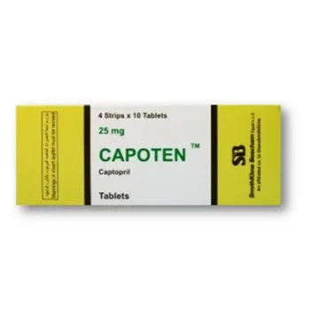كابوتين 25 مجم 20 قرص Capoten Captopril