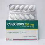 سيبروكين 750 مجم 10 أقراص | Ciproquin سيبروكين 750 مجم 10 أقراص